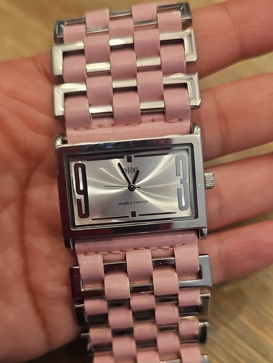 acier massif Accessories - ELITE vintage Pink Watch